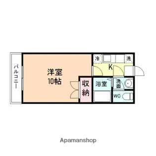 ラピスラズリⅤ【4階】の間取り