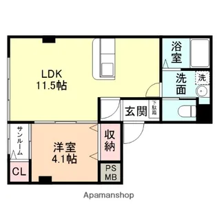 PLUSビル【3階】の間取り