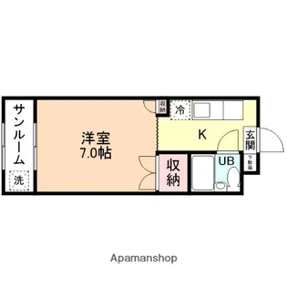 BRUNO五福【1階】の間取り