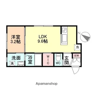 RIVIERE A棟【2階】の間取り