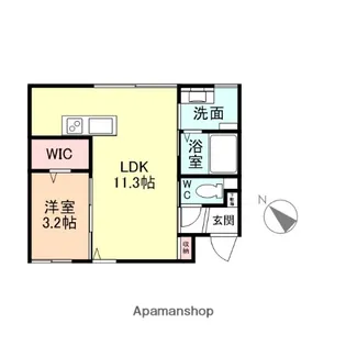 RIVIERE B棟【2階】の間取り