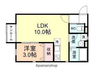 AQ SQUARE【2階】の間取り