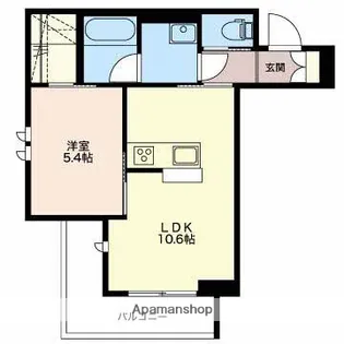 エクラシエ梅沢【3階】の間取り