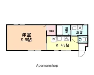 INTEGRAL天正寺【1階】の間取り