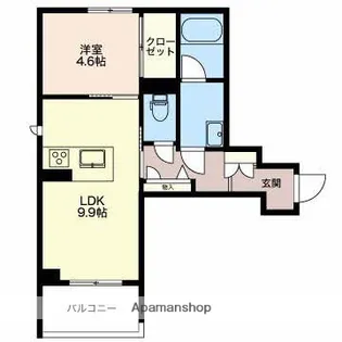 グリーンセント【3階】の間取り