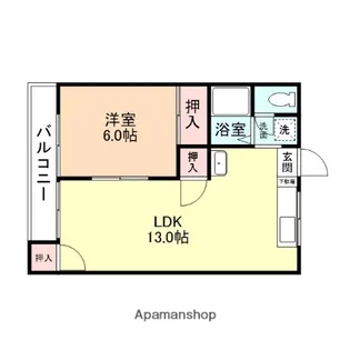 ヴィラ・シャロームⅠ【205号室】の間取り