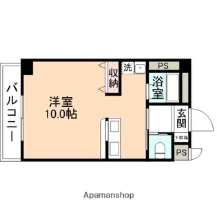 パナメゾン10二口【3階】の間取り