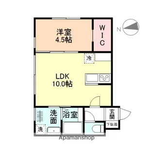 NEO SQUARE Ⅵ【1階】の間取り