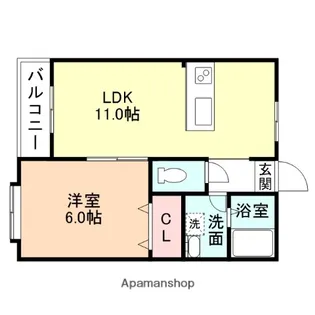PAL立山【1階】の間取り