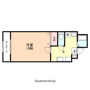 ネオサイト・タカムラ D棟【101号室】の間取り