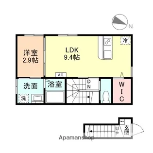 FELICE田島 B棟【2階】の間取り