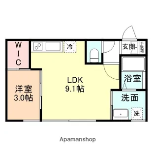 INTEGRAL上袋Ⅱ【1階】の間取り