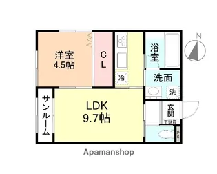 ELEGANCE【2階】の間取り