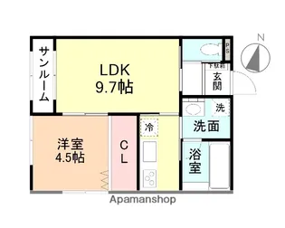 ELEGANCE【2階】の間取り