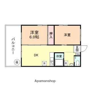 荒川アーバンステイツ【1階】の間取り