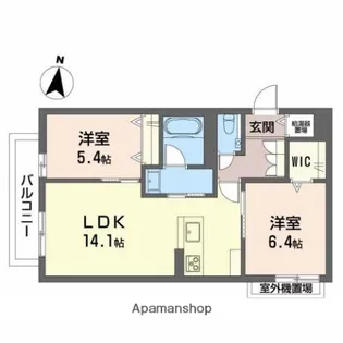 アルタ・クオリタ【2階】の間取り