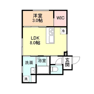 SYLPHY中島A棟【1階】の間取り
