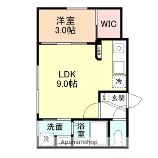 INTEGRAL寺町【1階】の間取り