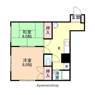 プラッツクロベ【2階】の間取り