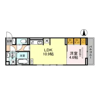 グランドコート堤町【1階】の間取り