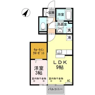 ドムス滑川【1階】の間取り