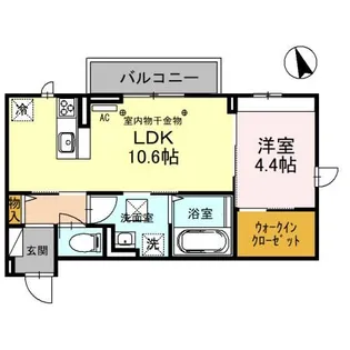 イルグラン フルール【1階】の間取り