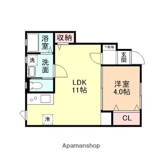 FEEL WELL【1階】の間取り