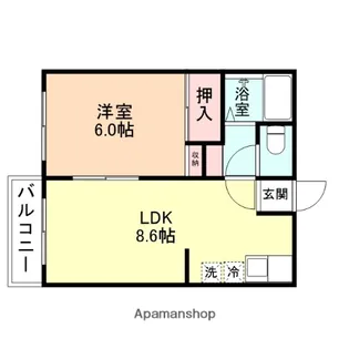 フォーブル山室【2階】の間取り