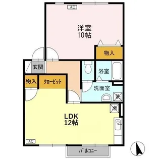 ヴィラ・アネシス C棟【2階】の間取り