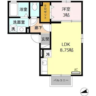 ステラ本郷【1階】の間取り