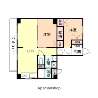 飯山ビル【303号室】の間取り