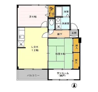 セレーノ【2階】の間取り