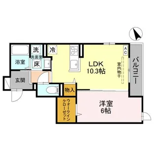 DーGRANDE下新【1階】の間取り