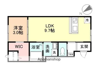 FELICE久方Ⅰ【2階】の間取り