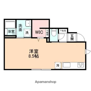 EDGEMOMENT富岡【1階】の間取り