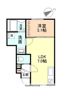 グレースセゾン【1階】の間取り