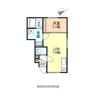 グレースセゾン【1階】の間取り