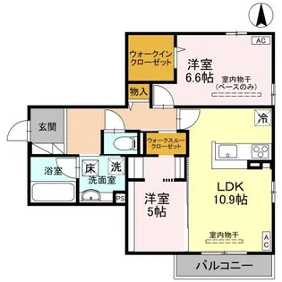 DーGRANDE東田地方【1階】の間取り