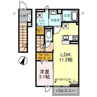 PREMIERE(プレミエール)【2階】の間取り