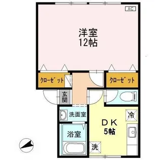 コーポ・アルペラ A【2階】の間取り