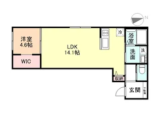 JEUNESSE【2階】の間取り