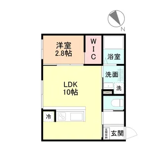 TRINITY【1階】の間取り