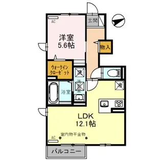 COMODO CASA(コモド カーサ)【1階】の間取り
