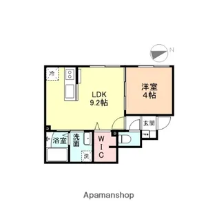 NYALDEE【1階】の間取り