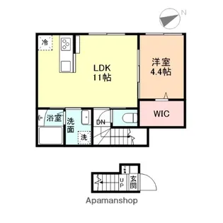 NYALDEE【2階】の間取り