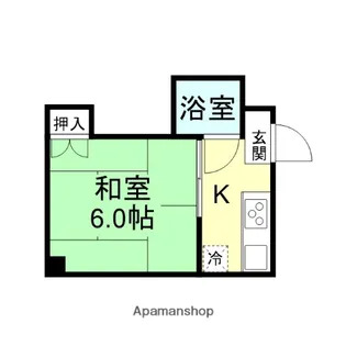 コーポ小西12A【201号室】の間取り