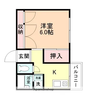 サンシャイン5【2階】の間取り