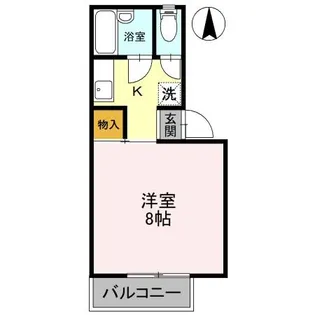 ニフティーテン【2階】の間取り