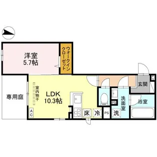 ドエル25【1階】の間取り