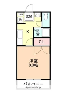 ドリーム岡崎【205号室】の間取り